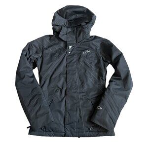 Oakley Women’s Winter Shell Jacket W/ Hood Sz XS Reg Fit Thinsulate Black NWOT